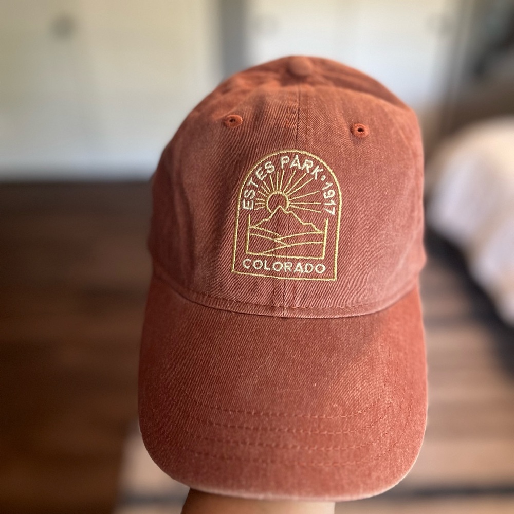 Oura Sportswear Rust Red Cotton Cap